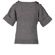 Gucci Black & White Wool Top With Scarf - Size XS aan de beste prijs