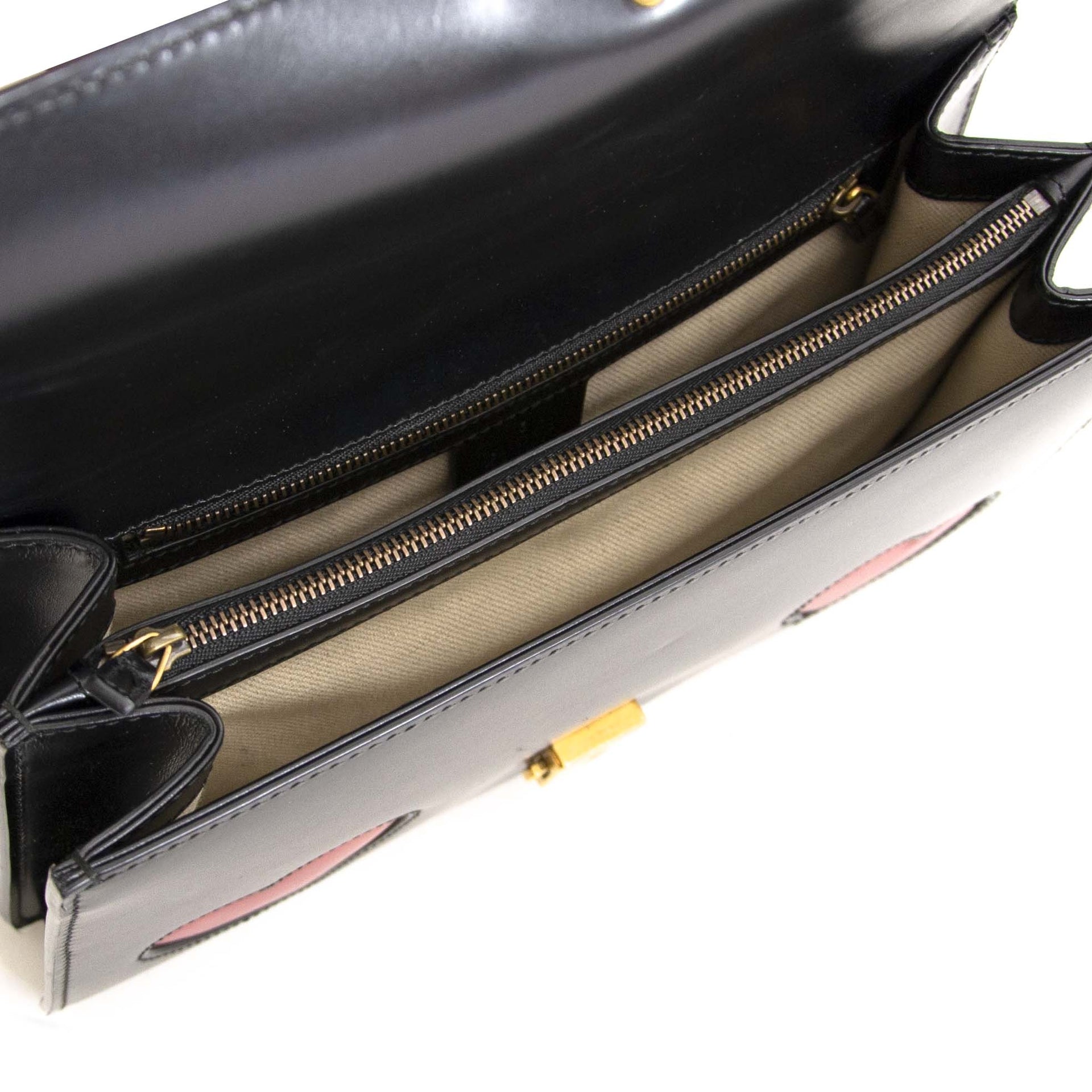 Gucci GG Marmont Black Leather Shoulder Bag