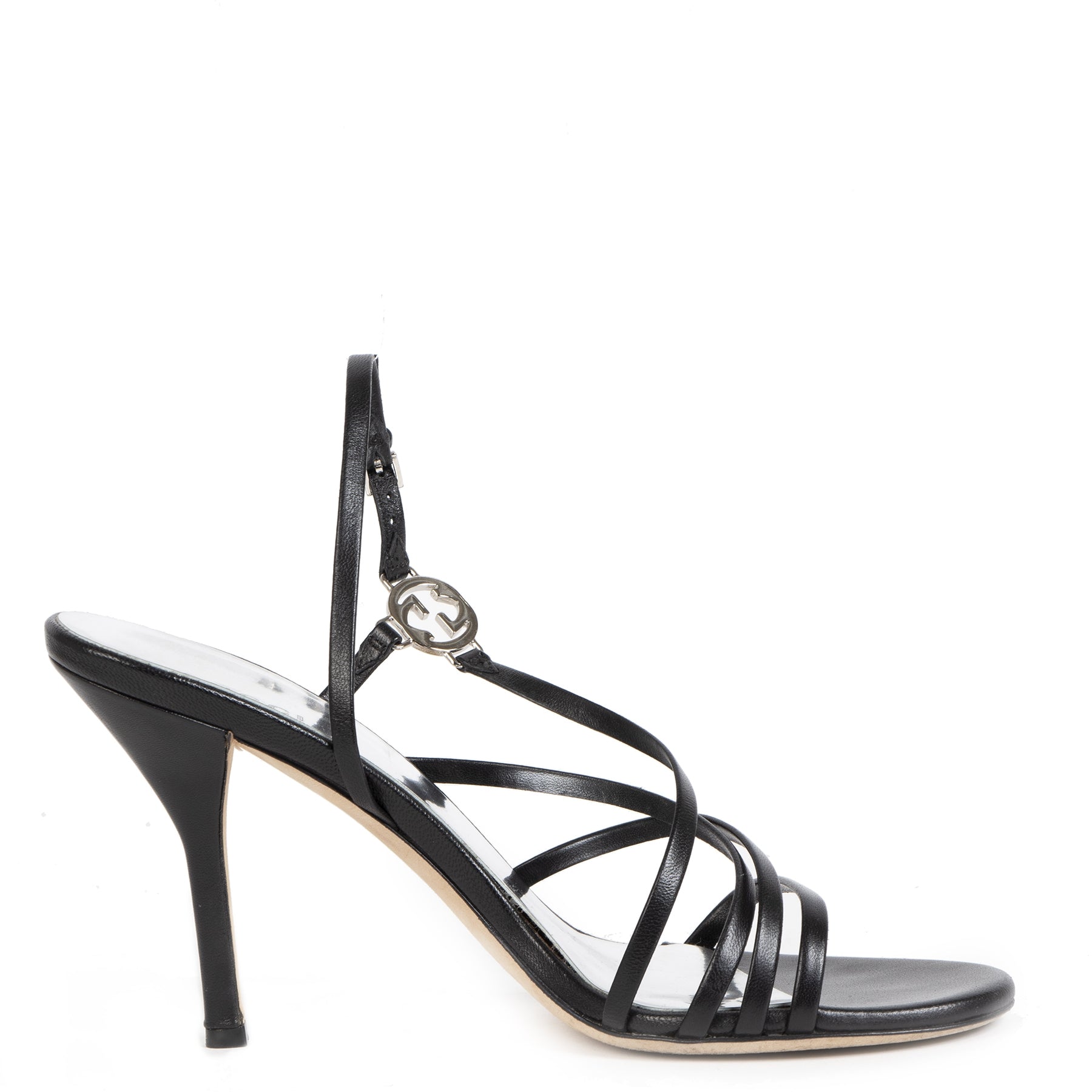 Authentic secondhand Gucci Strappy Sandal Heels - Size 37,5 juiste prijs veilig online shoppen luxe merken webshop winkelen Antwerpen België mode fashion