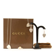 Gucci Silver Trademark Heart Full Set Jewelry at Labellov. online webshop Antwerp