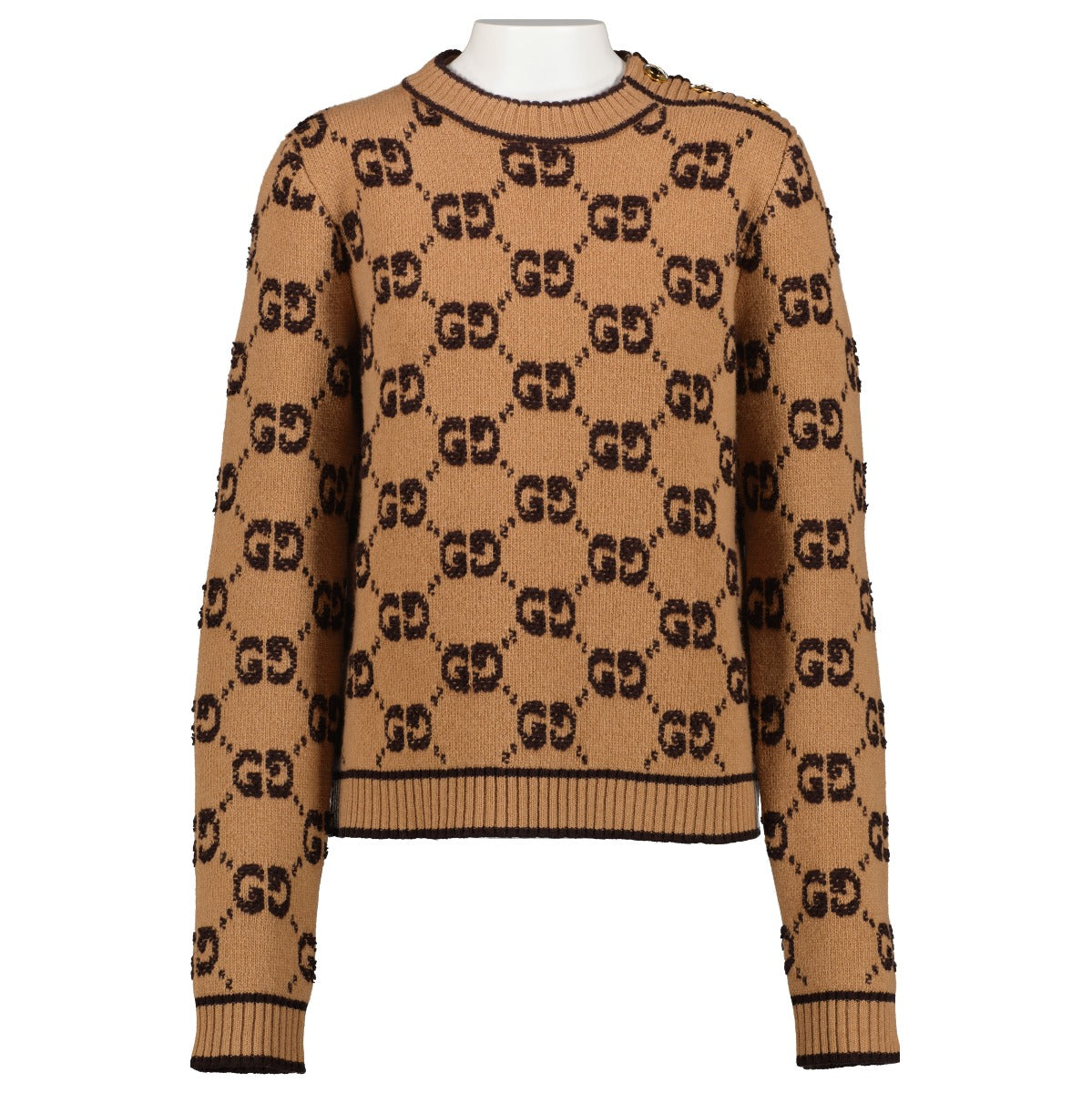 Gucci GG Wool Bouclé Jacquard Sweater