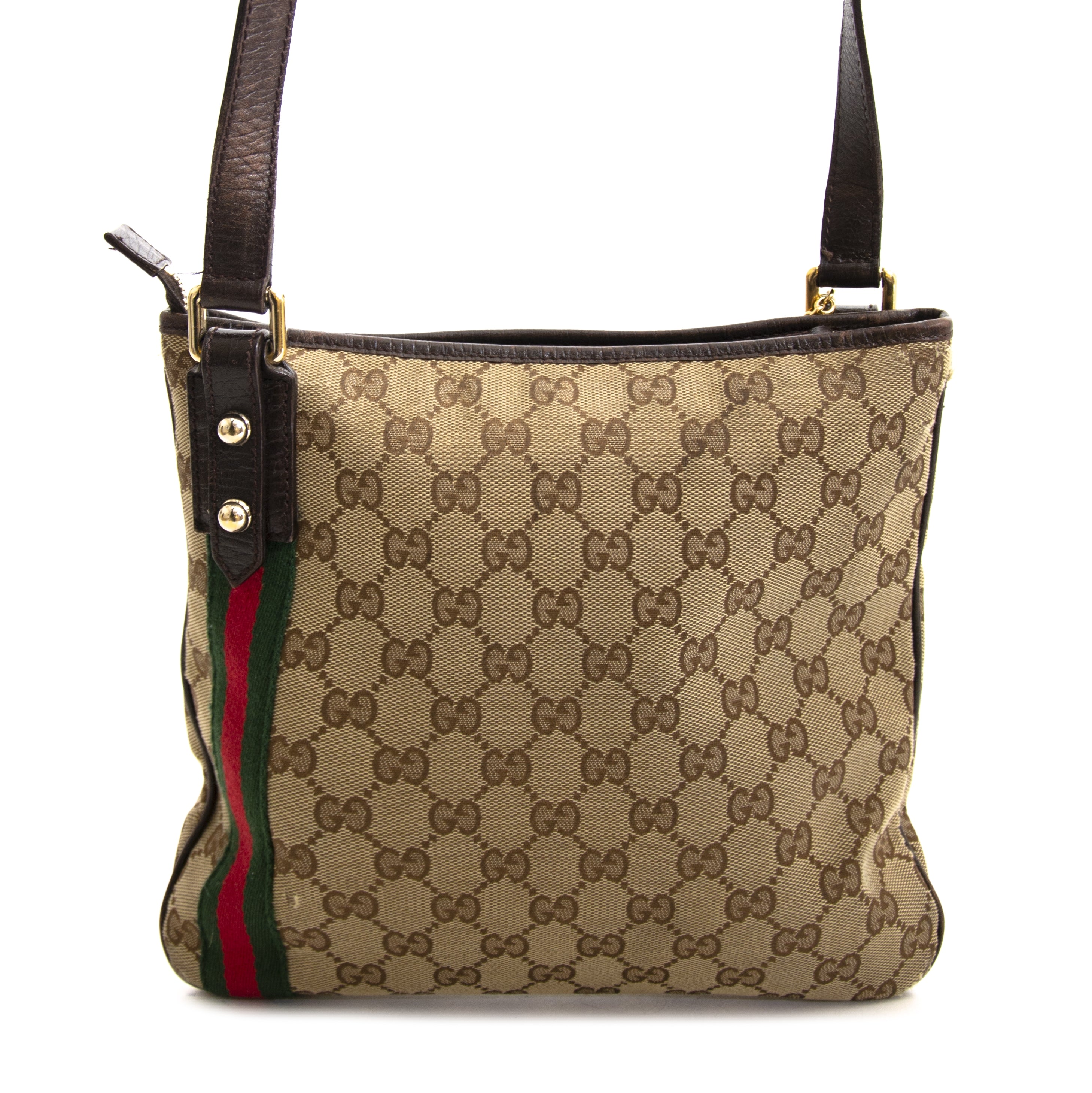 バッグ GUCCI Jolicoeur GG Web Shoulder Bag Gucci Monogram Web Jolicoeur Charms Messenger Bag – Labellov