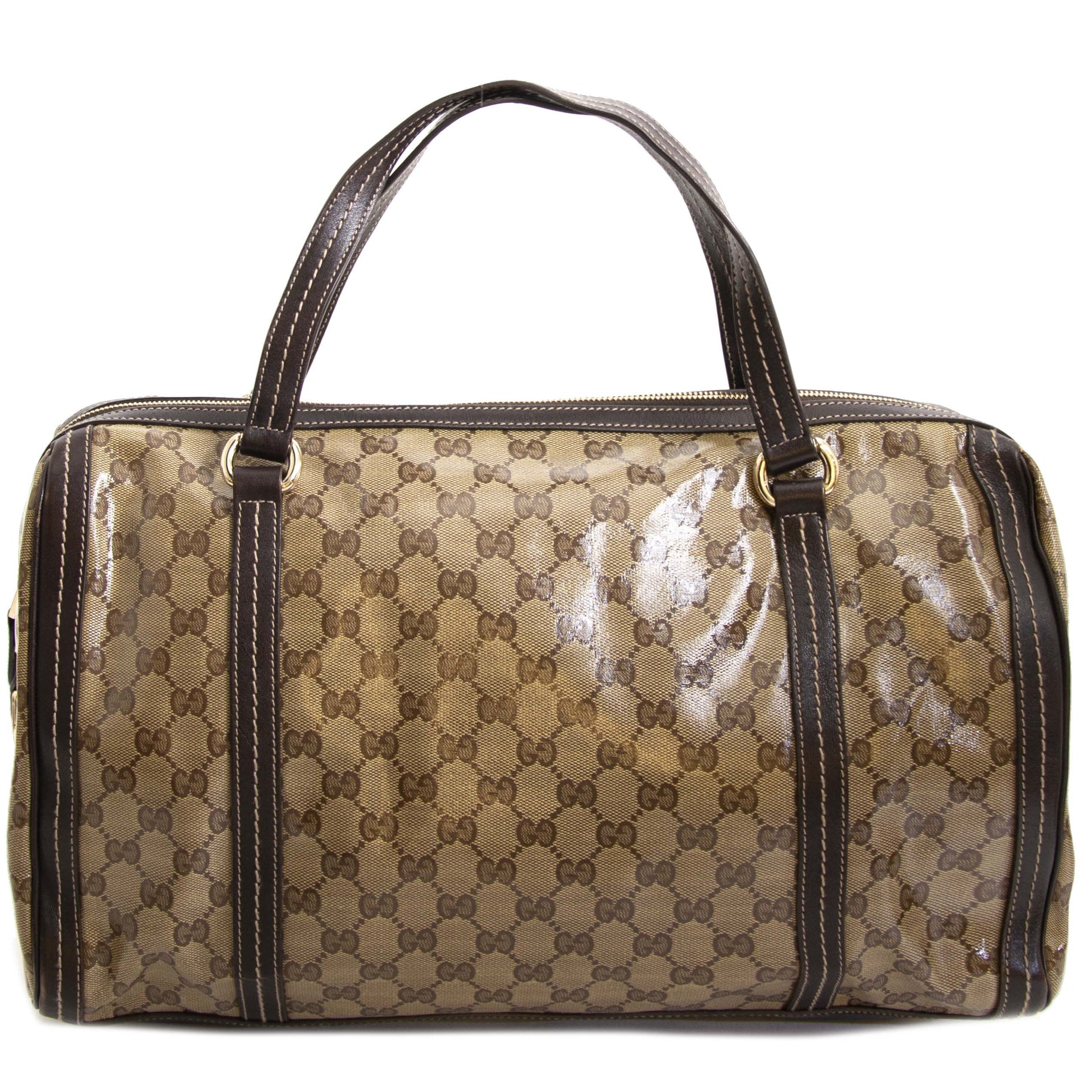 Gucci GG Crystal Medium Duchessa Boston Bag we buy and sell your designer bags