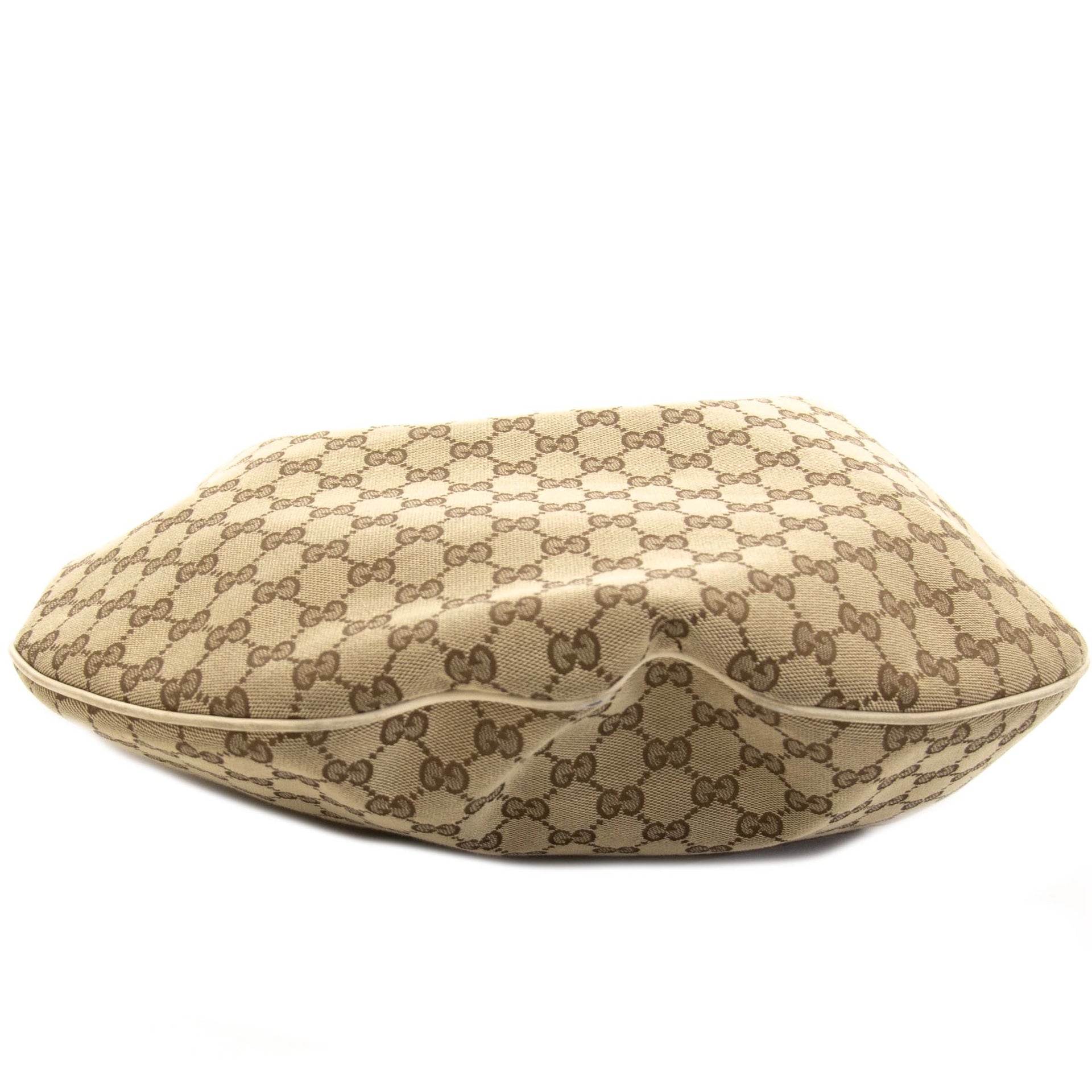Gucci monogram boho tas tweedehands authentiek vintage juiste prijs veilig online kopen Labellov webshop Antwerpen