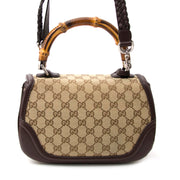 Gucci Bamboo Monogram Top Handle Bag for sale online