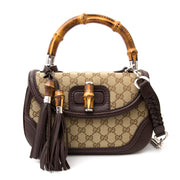 Gucci Bamboo Monogram Top Handle Bag for sale online at Labellov