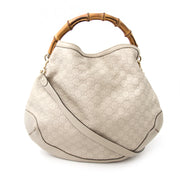Acheter en ligne chez Labellov.com Gucci Beige Bamboo Guccissima Leather Bag