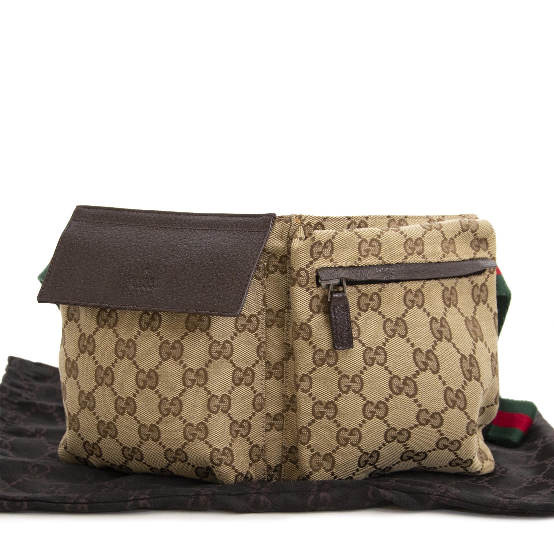 koop online tegen de beste prijs Gucci Monogram Waist Bag