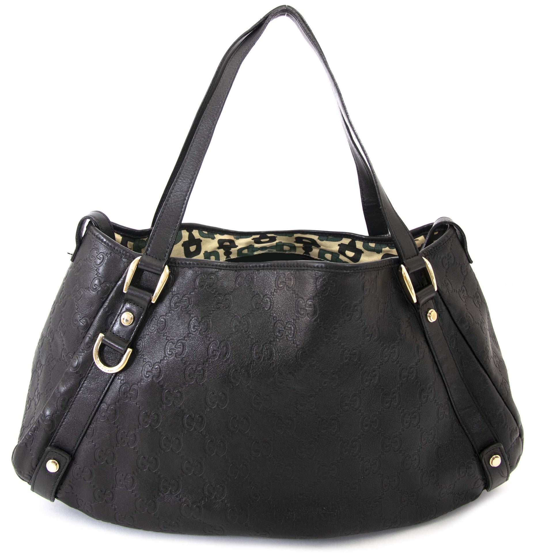 Gucci Guccissima Leather Medium Abbey tas nu te koop bij labellov vintage mode webshop belgië