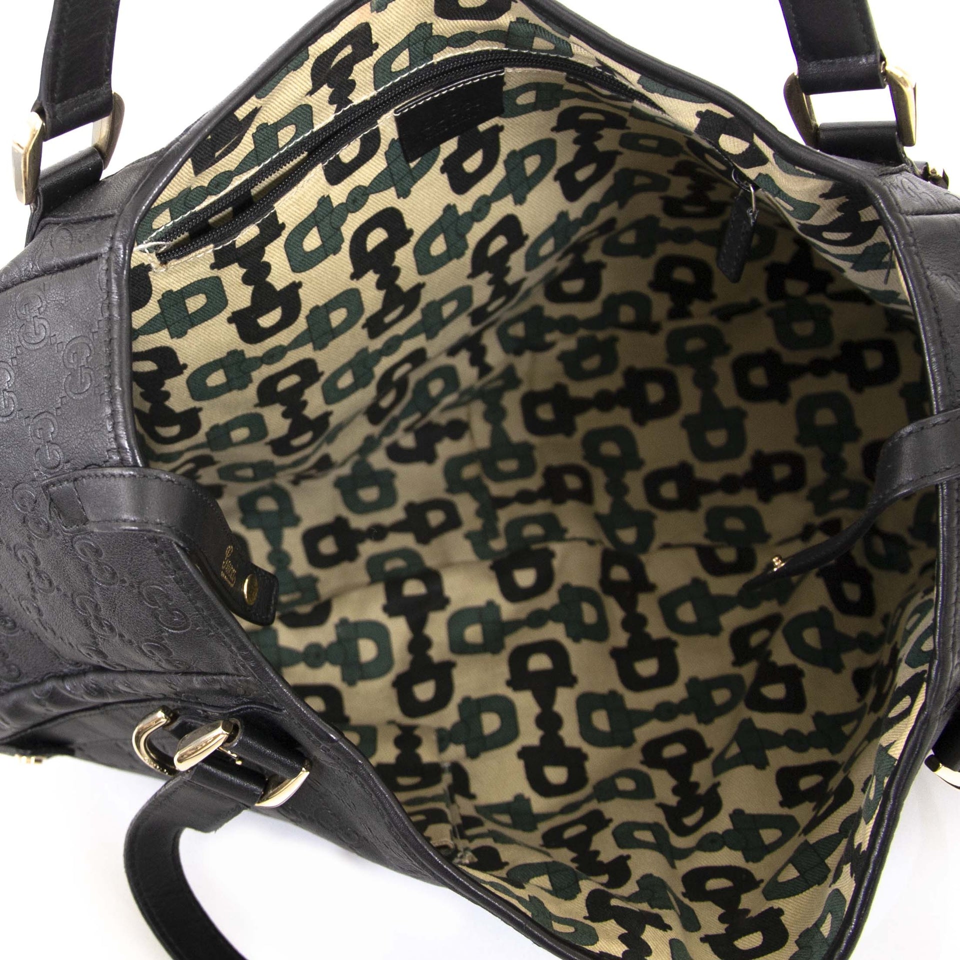 Gucci Guccissima Leather Medium Abbey sac seconde-à-main à vendre à labellov vintage webshop de mode belgique