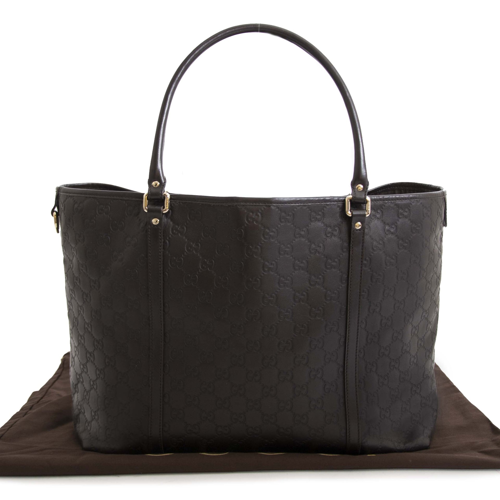 Secondhand Gucci brown handbags at Labellov. Safe online shopping
