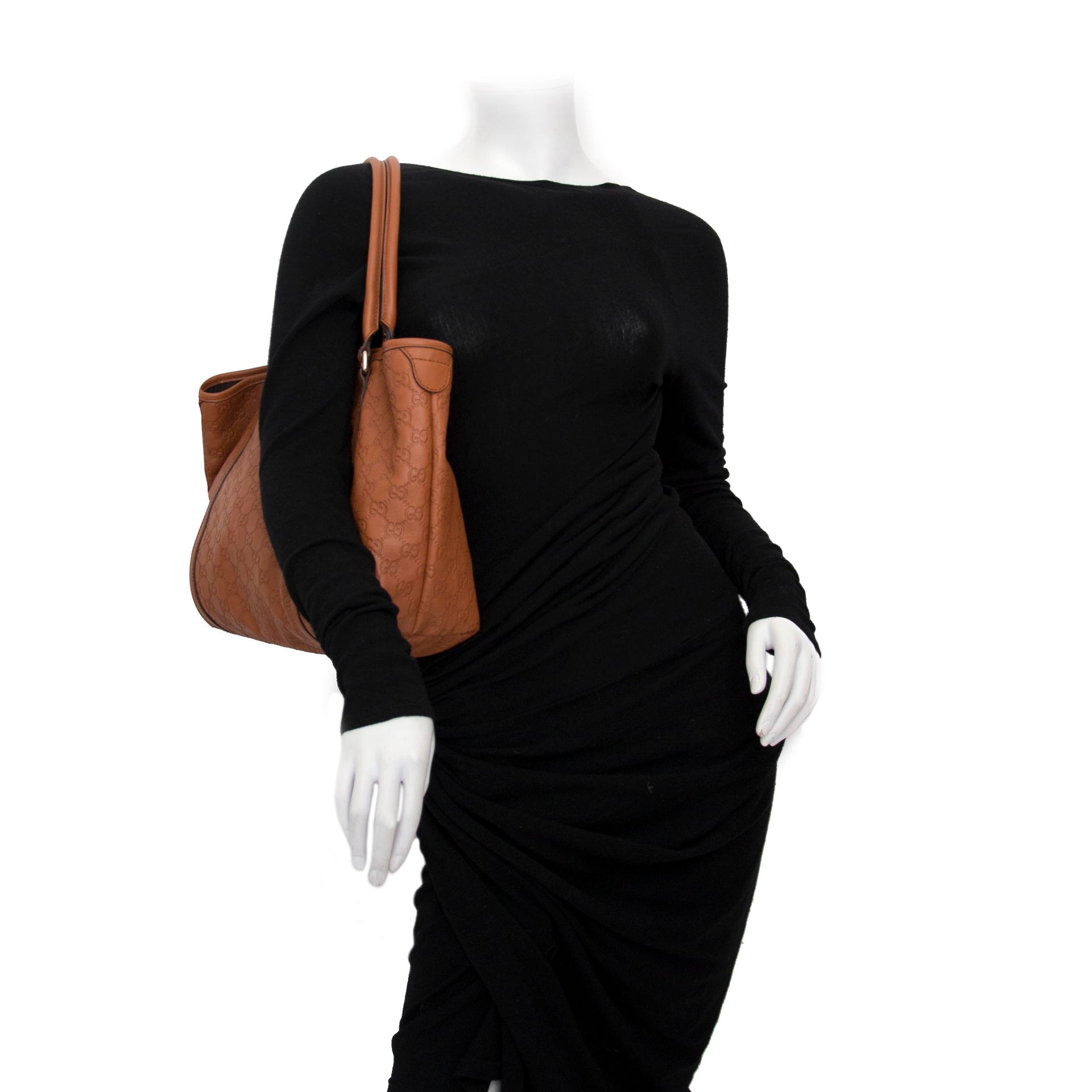 shop safe online your secondhand Gucci Cognac Monogram Shopper