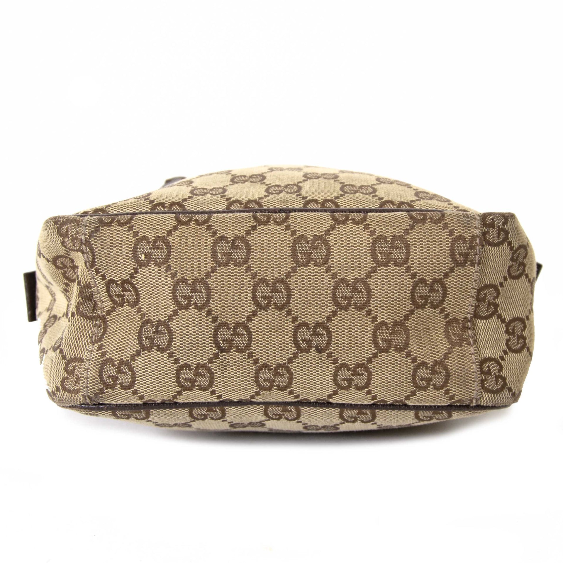 Gucci Monogram Supreme Messenger Schouder Tas nu te koop bij labellov vintage mode webshop belgië