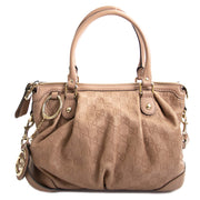 Gucci Guccissima Medium Sukey Top Handle Bag Dusty Rose now for sale at labellov vintage fashion webshop belgium