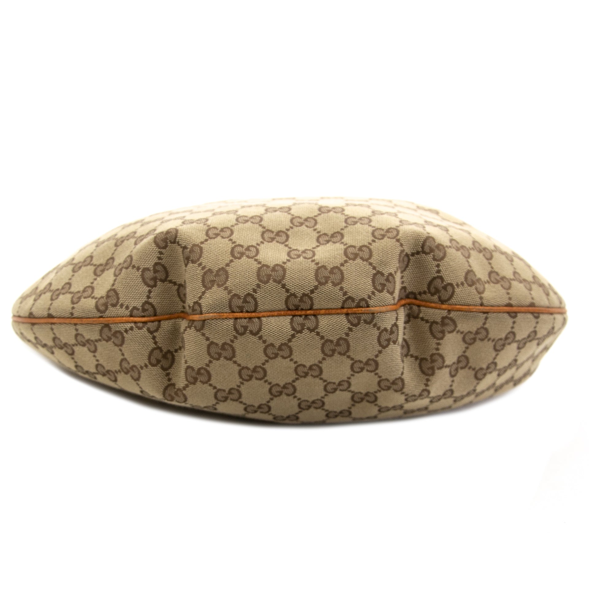 Sac hobo monogrammé en toile marron Gucci