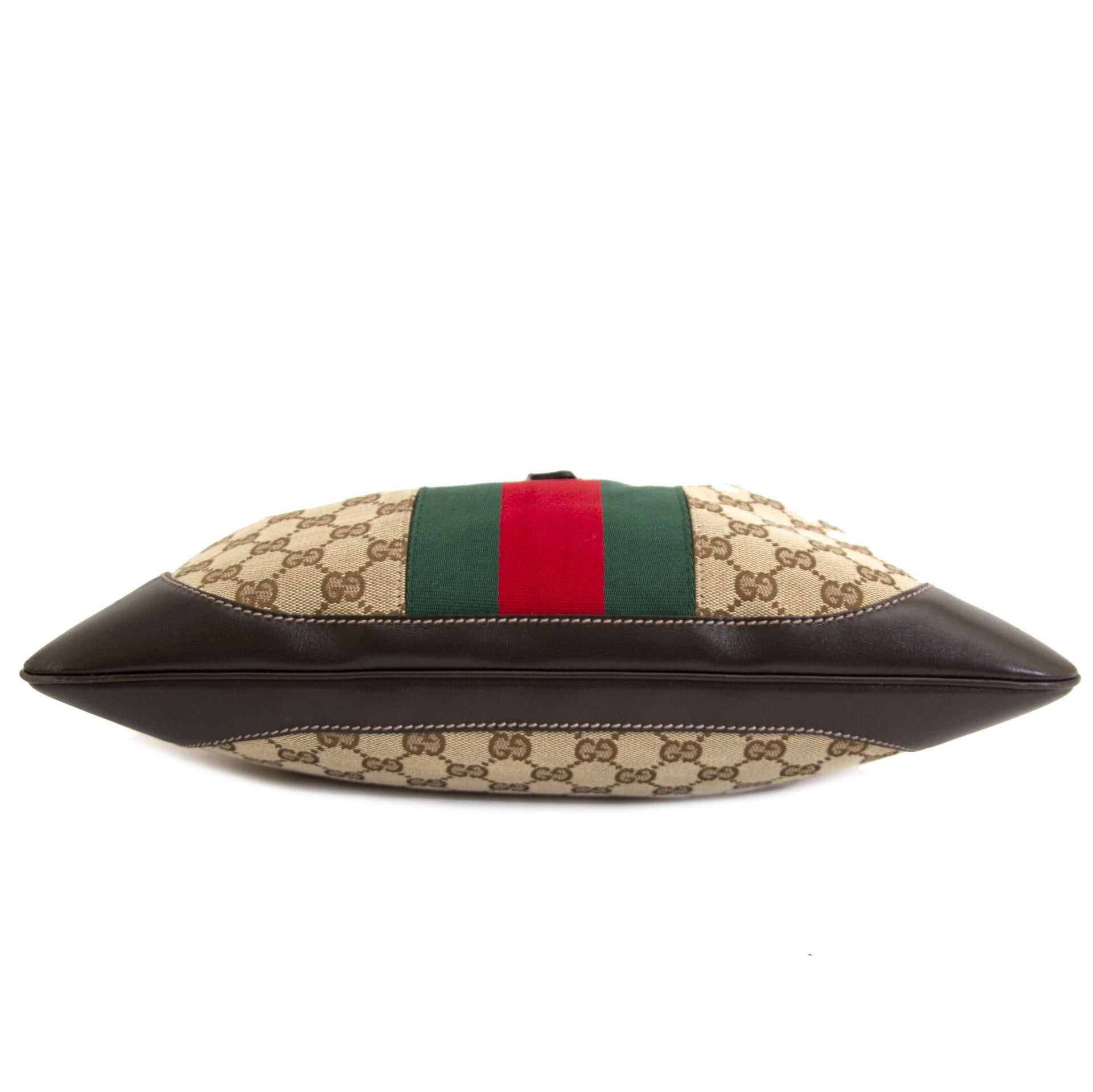 Gucci Brown Monogram Jackie Bag for sale