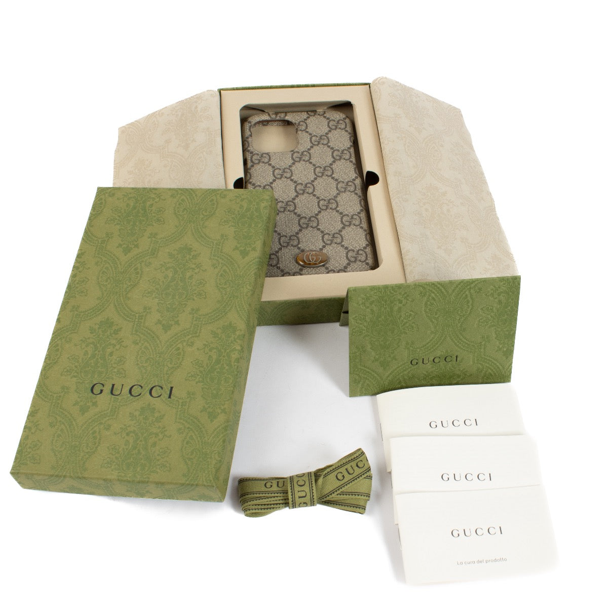 shop 100% authentic second hand Gucci GG Monogram iPhone 12 Pro Max Case on Labellov.com