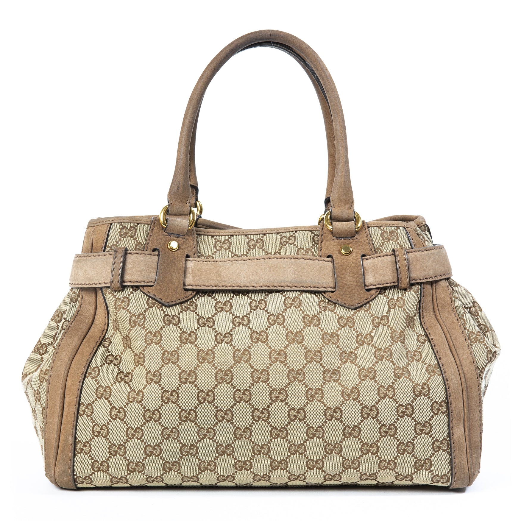 gucci medium GG running leather tote now for sale at labellov vintage fashion webshop belgium