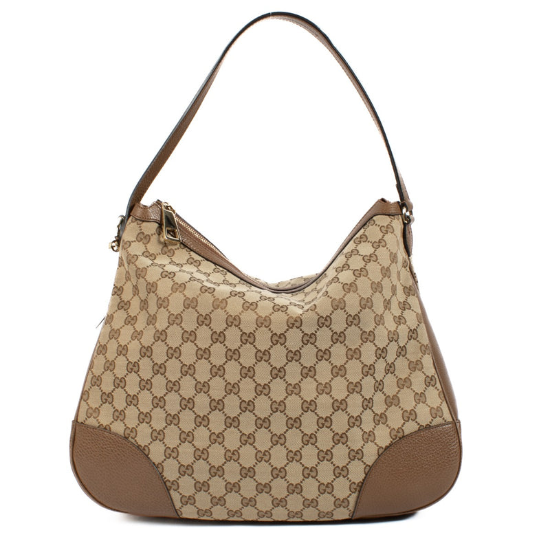 shop 100% authentic second hand Gucci GG Monogram Bree Hobo Bag on Labellov.com