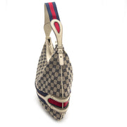 Gucci Blue Monogram Canvas Shoulder Bag shop safe and secure online at labellov.com for the best price