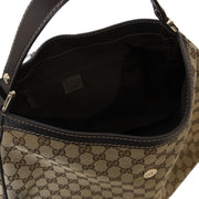 Gucci Beige/Ebony GG Canvas New Web Hobo Bag. Buy authentic Gucci bag online. Hobo Shouder Top handle bag iconic print. Safe payment. Buy online.