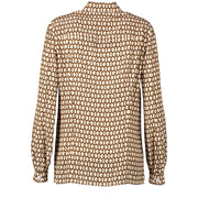 Gucci Silk Monogram Tunic Blouse - IT 38