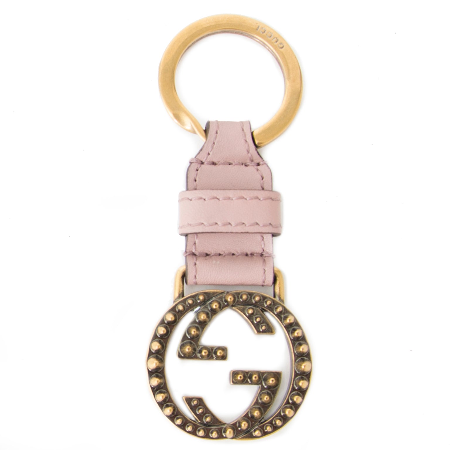 Authentieke Gucci sleutelhanger voor de juiste prijs bij LabelLOV vintage webshop. Veilig online winkelen. Luxe, vintage, mode. Antwerpen, België.