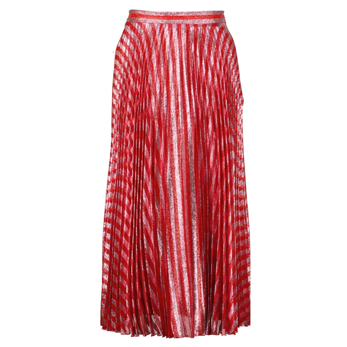 Shop safe online at Labellov in Antwerp, Brussels and Knokke this 100% authentic second hand Gucci Pink and Red Glitter Pleated Skirt - size IT 40