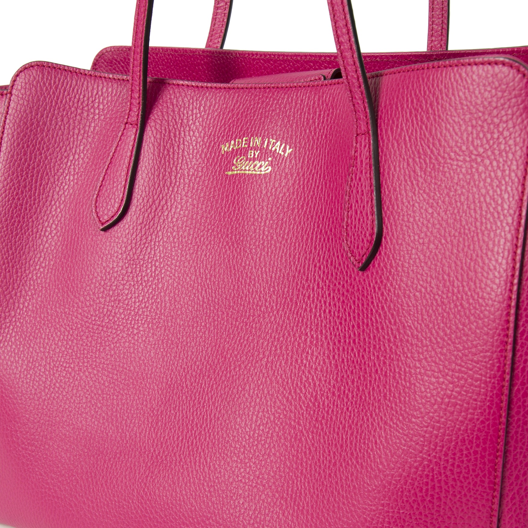 Gucci Roze Leren Shopper Tas