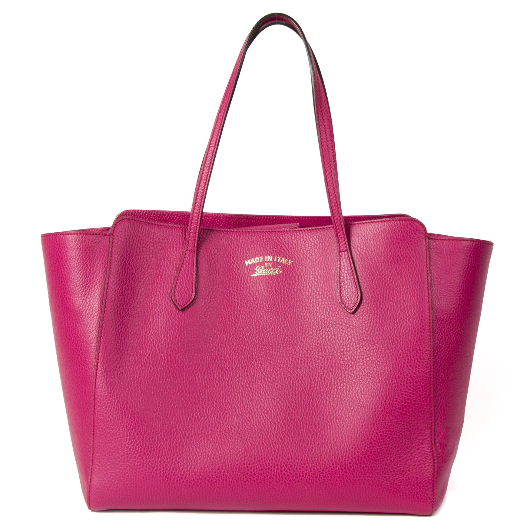 Gucci Pink Leather Shopper Bag for the best price at Labellov