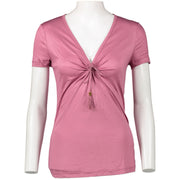 Gucci Pink V-neck Top - Size S