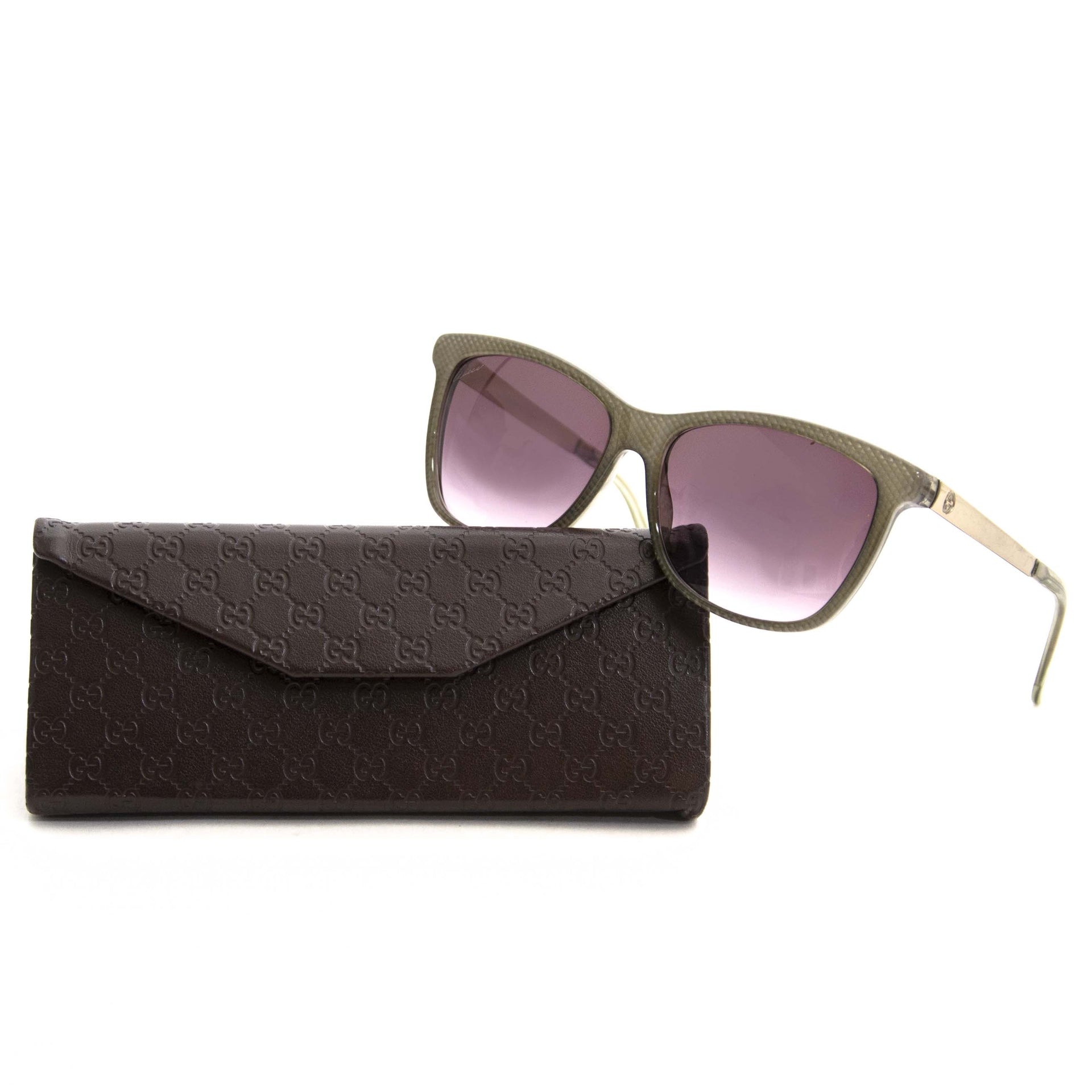 Gucci Grey Cat Eye Sunglasses