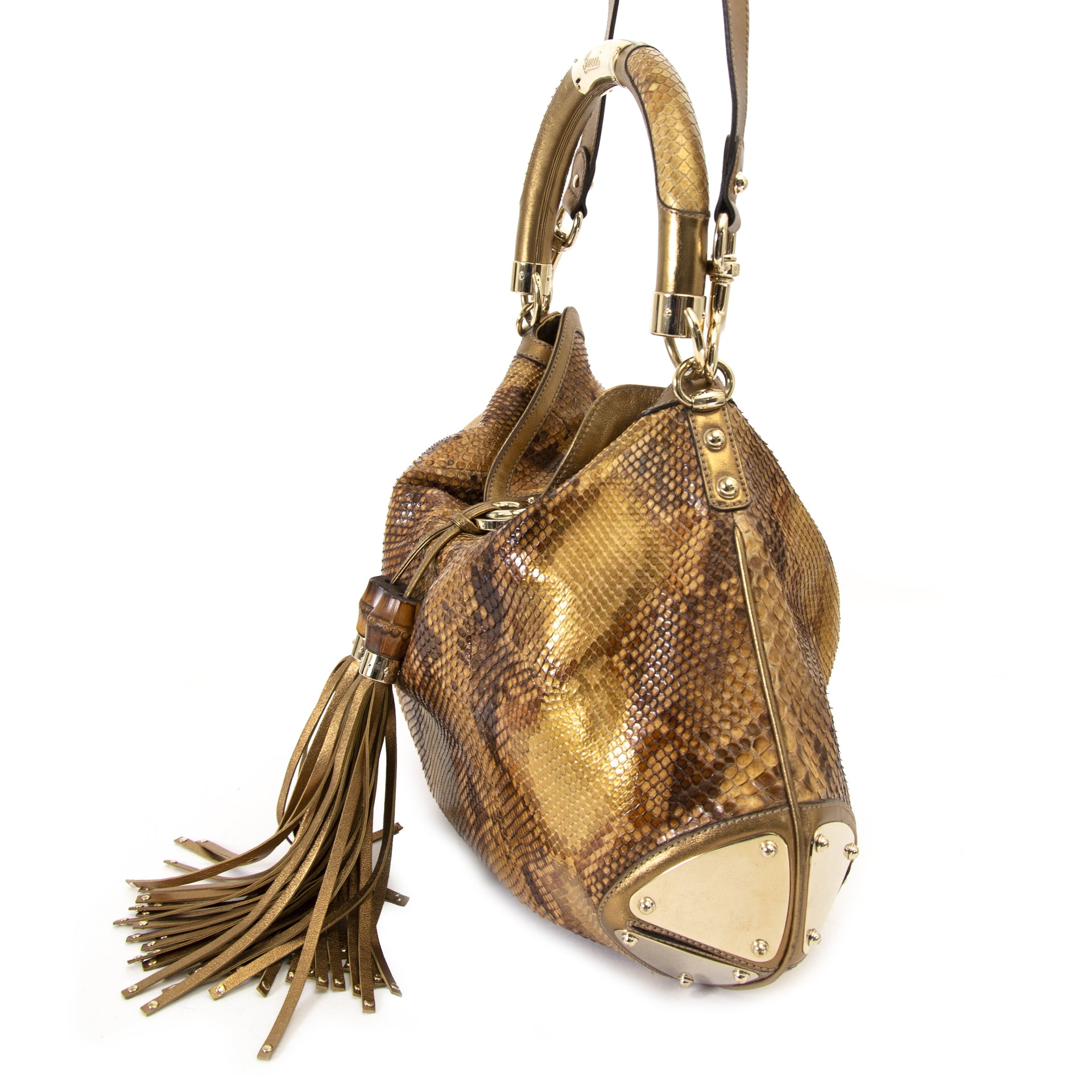 op zoek naar een Gucci python babushka tas? nu te koop bij Labellov.com tegen de beste prijs