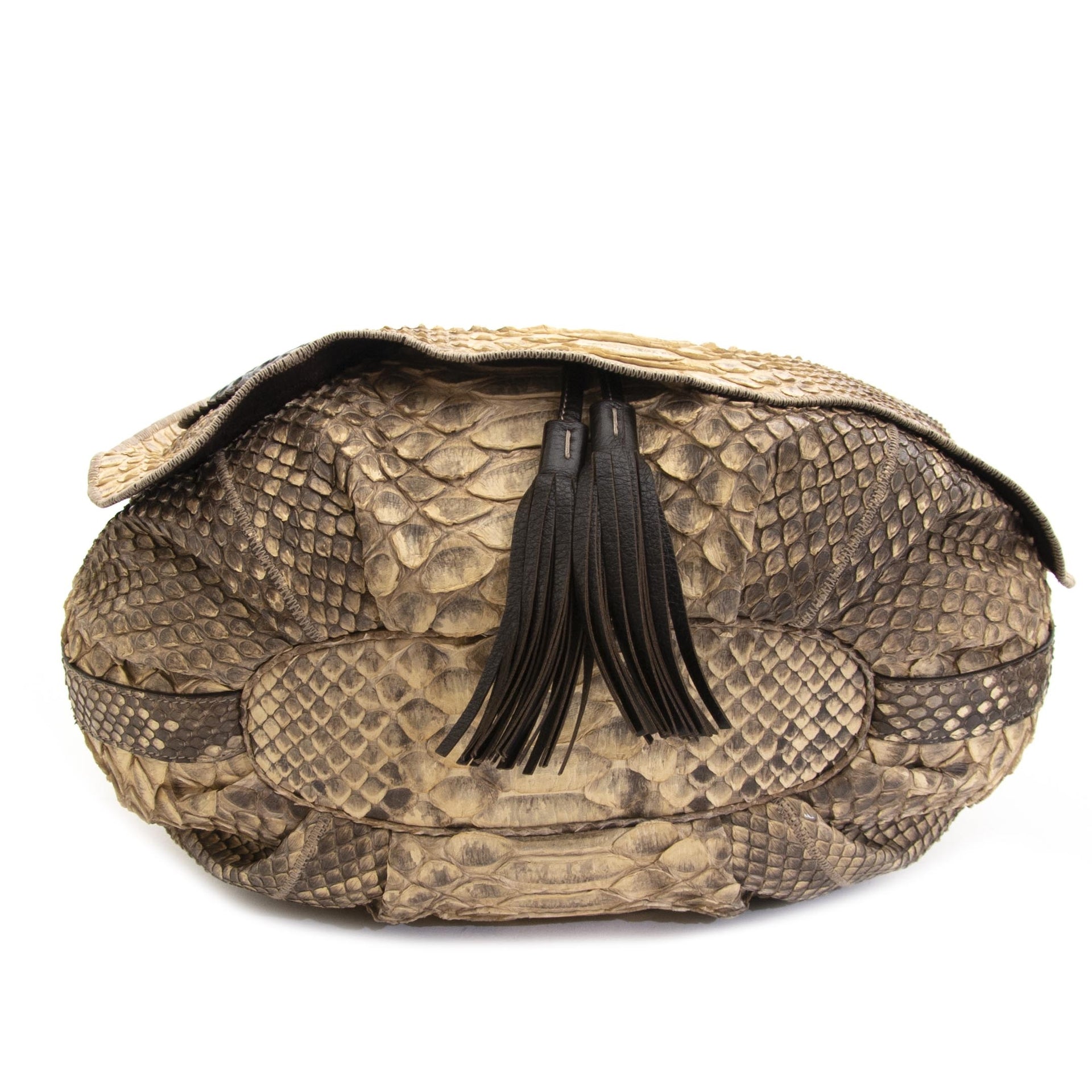 Gucci Python Messenger sac seconde-à-main à vendre à labellov vintage webshop de mode belgique