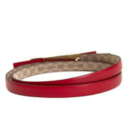 Gucci Red Leather Belt - Size 90 now online at labellov.com for the best price