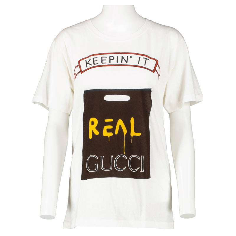 Gucci x Angelica Hicks Limited Edition T-shirt Keepin' It Real Gucci
