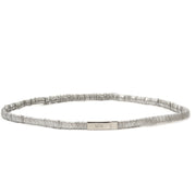 gucci silver elastic belt now for sale at labellov vintage fashion webshop belgium