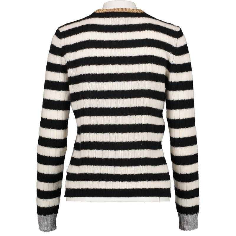 shop 100% authentic second hand Gucci Black Striped Knit Sweater - Size XS on Labellov.com
