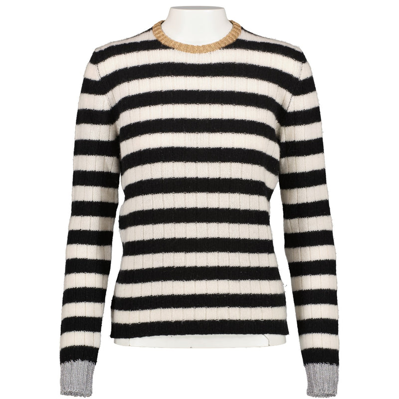 shop 100% authentic second hand Gucci Black Striped Knit Sweater - Size XS on Labellov.com