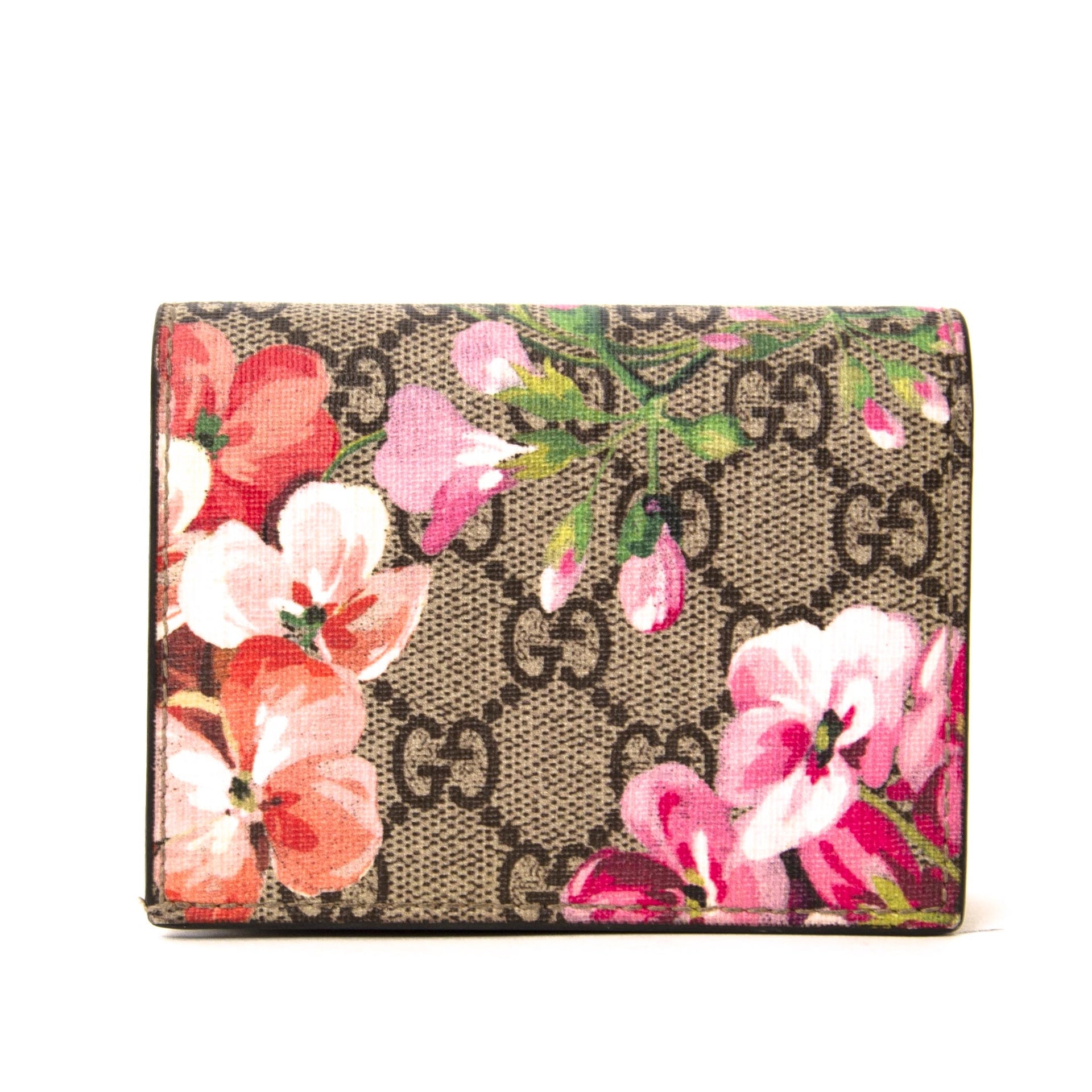 Gucci Supreme Monogram GG Blooms Print Card Case