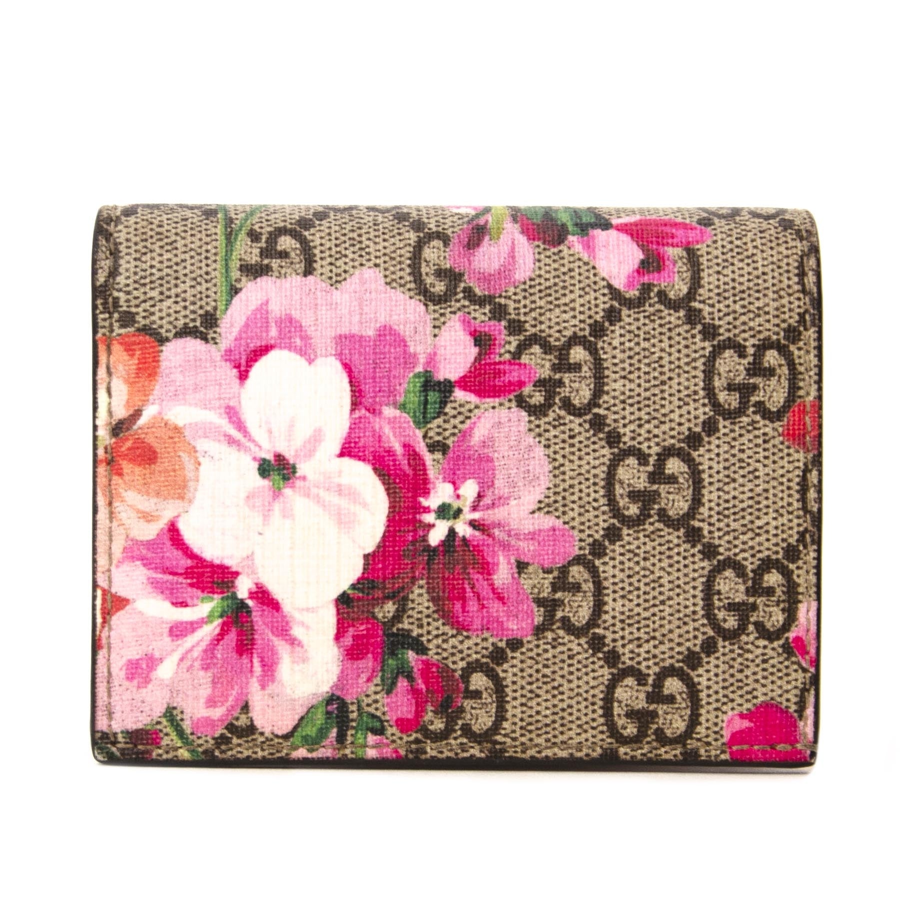 Gucci Supreme Monogram GG Blooms Print Card Case