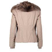 Gucci Beige Fur Collar Jacket - te koop bij Labellov