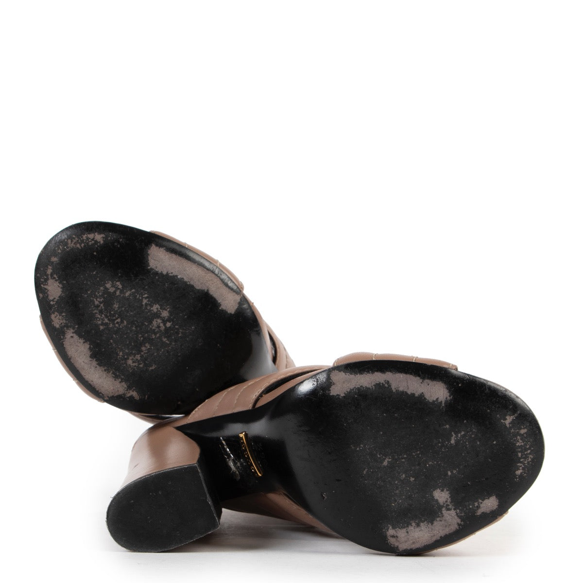 Gucci Mokka Criss Cross Sandal Mules - Size 36,5