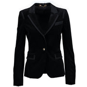 authentic secondhand Gucci Black velvet suit at Labellov at the right price. Vintage designer webshop. Safe and secure online shopping.
