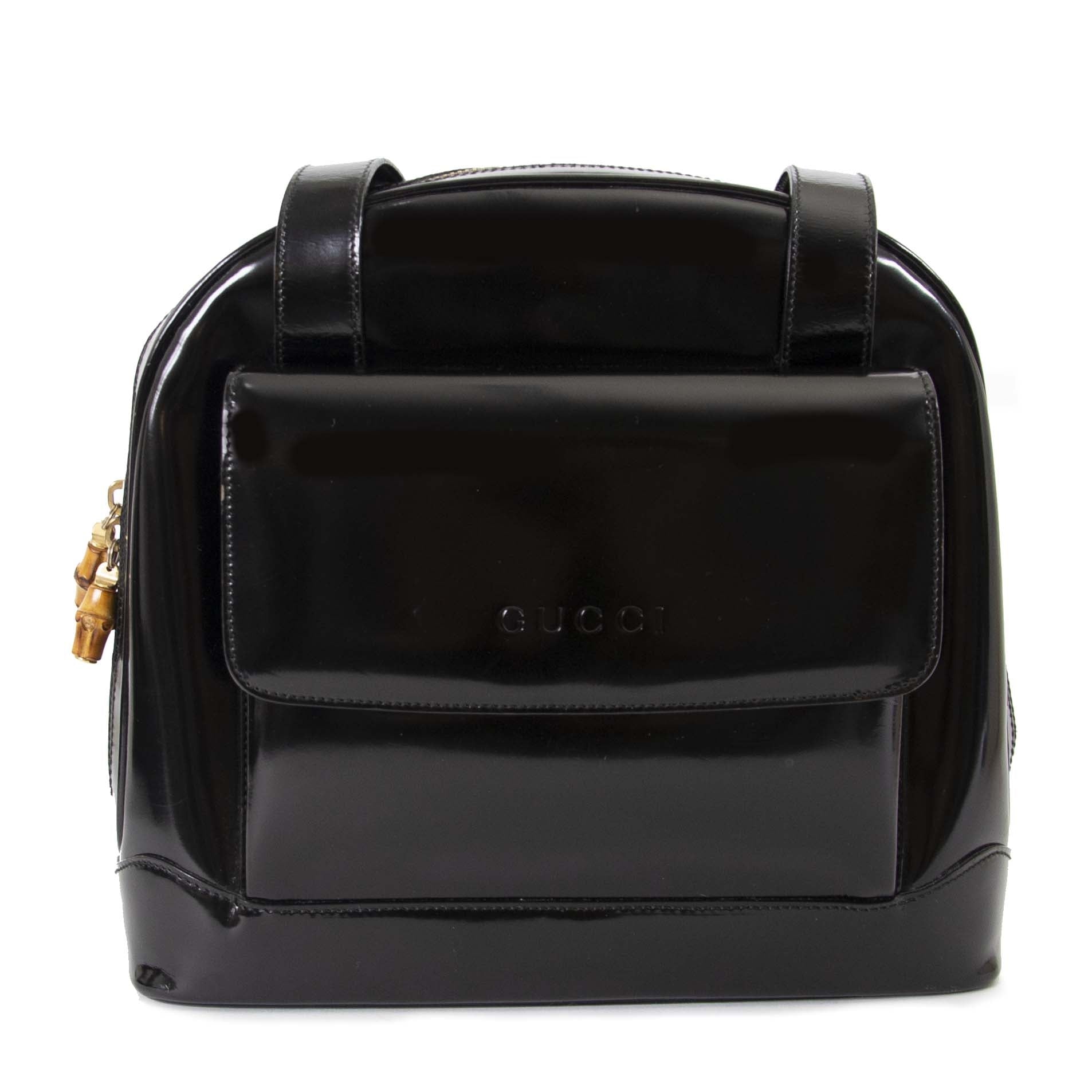 Gucci Patent Leather Shoulder Bag