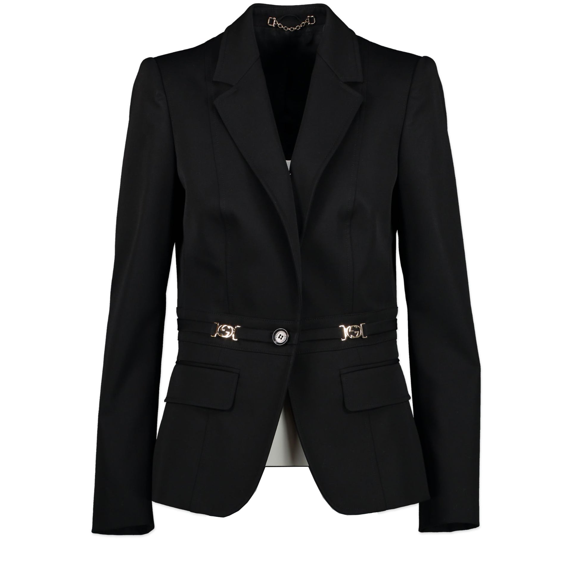 Gucci Black Logo Blazer - Size 40