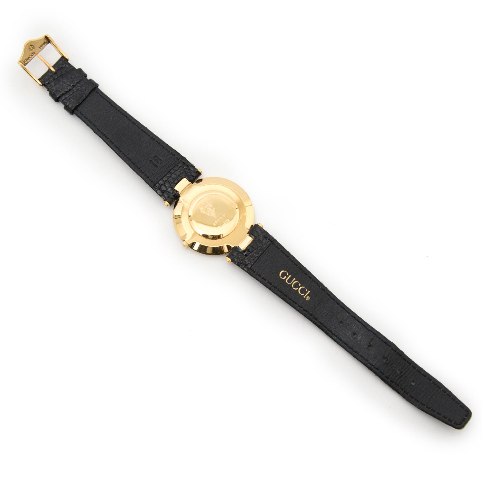Koop nu veilig een echte Gucci gold plated horloge aan de beste prijs op www.labellov.com
