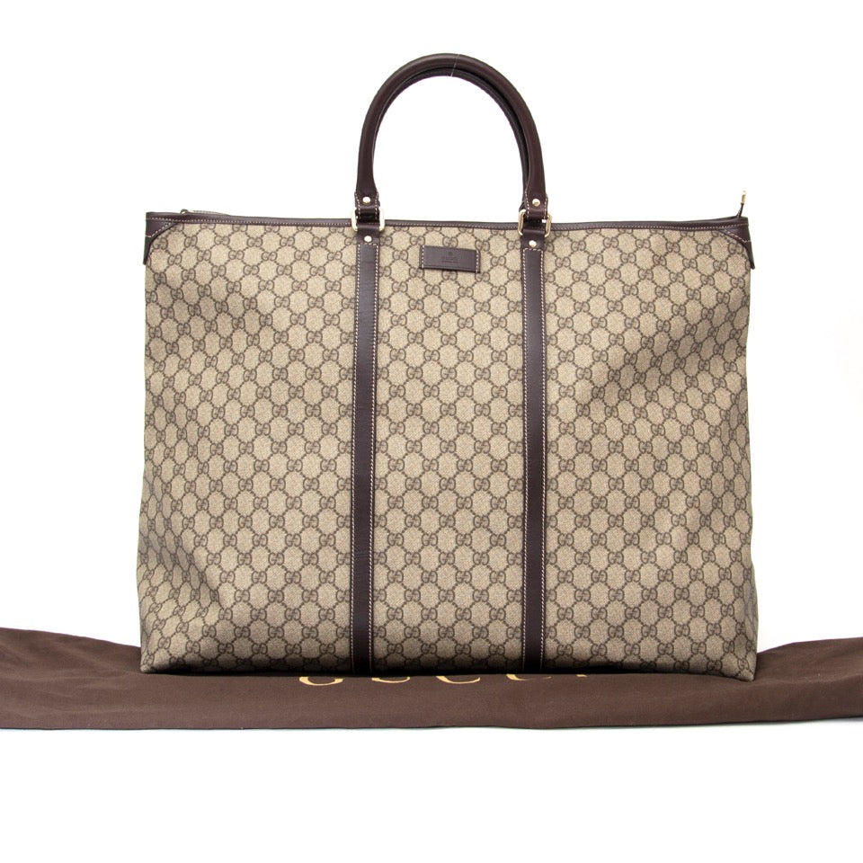 shop safe online at the best price Gucci monogram week-end bag like new webshop www.labellov.com