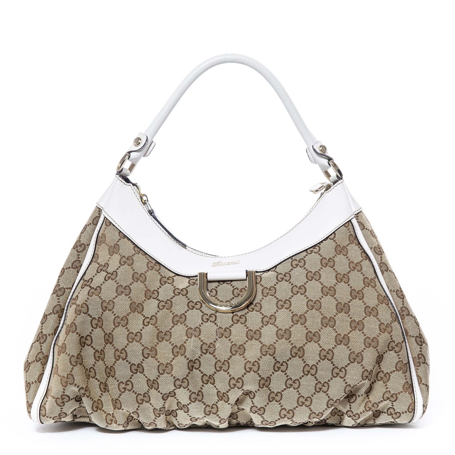 gucci d ring hobo bag now for sale at labellov vintage fashion webshop belgium