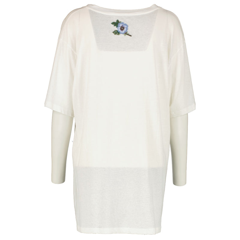 shop 100% authentic second hand Gucci White Logo T-Shirt - Size S on Labellov.com